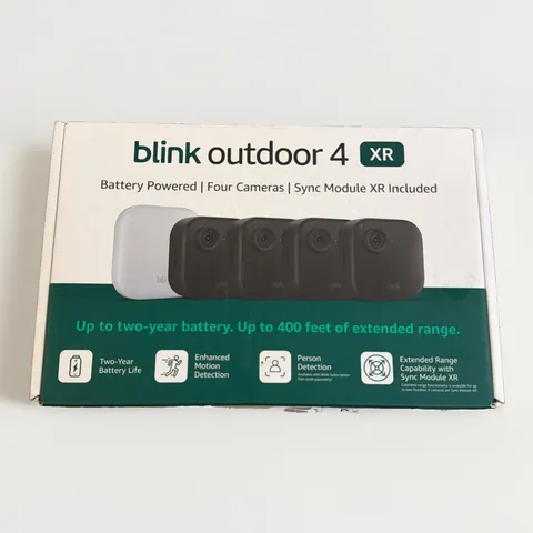 Blink Outdoor 4 XR 4-Camera Smart Security System Battery Powered NEW SEALED