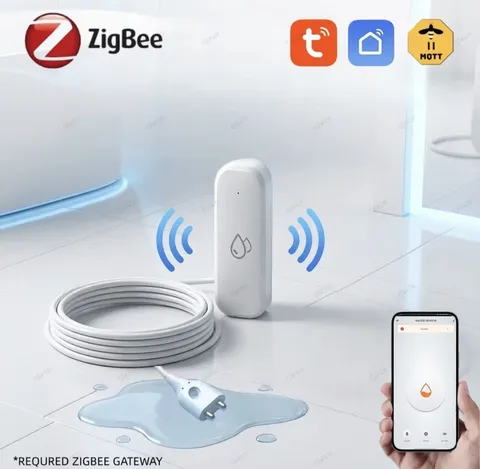 Tuya Zigbee Water Leak Sensor Flood Leakage Detector