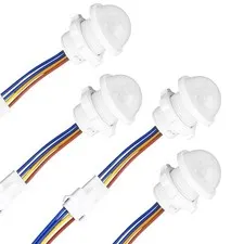 Automatic Motion Sensor Light Switch - 4 Pack with 30s Delay and Easy Install