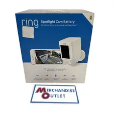 Ring Spotlight Cam Battery Outdoor Security Camera & Spotlight - New