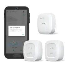 YoLink Water Leak Detection Starter Kit, w/SpeakerHub Audio/Talking Hub & Wat...