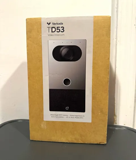 Verkada TD53 Wired IP Video Intercom w/ Bluetooth NFC Camera Mic Speaker Bracket