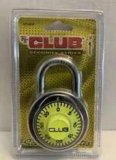 The Club | Security Series | Padlock | School Mates | UTL855B Florescent Yellow