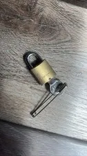 TruGuard Brass Padlock with Key Safety Pin