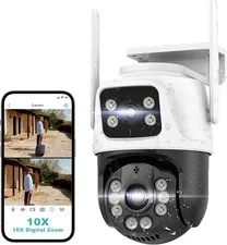 Security outside Camera Wireless 2.4G Wifi Home Indoor Security Cameras Dual Len
