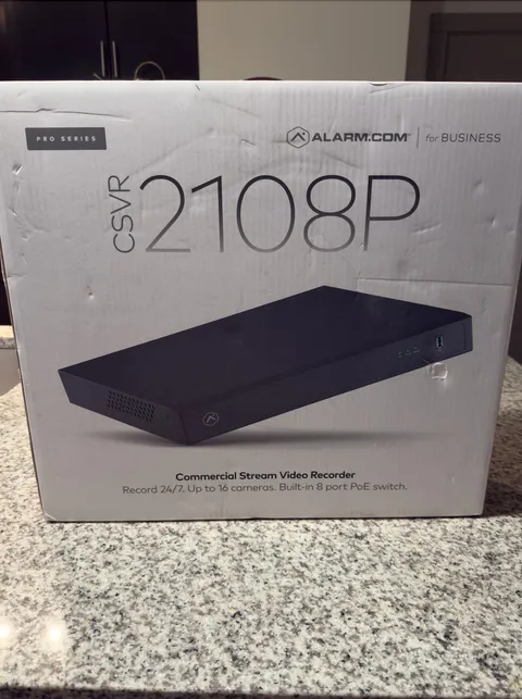 Alarm.com CSVR2108P Commercial Stream Video Recorder for Business
