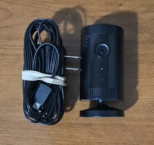 Ring Indoor Cam (1st Gen) HD Security Camera 5UM4E5 W/ Original Power Supply
