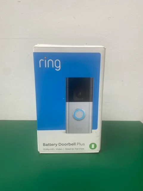 Ring Battery Doorbell Plus HD Video WiFi Security Camera Satin Nicke (E16002969)