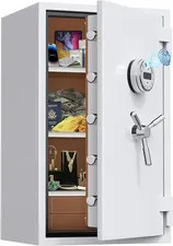 9.8 Cubic Feet Heavy Duty Biometric Safe Box Waterproof Fireproof
