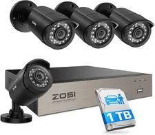 3K Lite Security Camera System with AI Human Vehicle Detection,H.265+ 8CH HD TVI