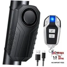 Upgraded Rechargeable Bike Alarm, Wireless Vibration Motion Sensor SF22R