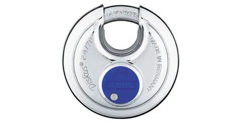 ABUS Original Diskus Padlock, L 2-3/4" Shackle D 25/64", Keyed Alike