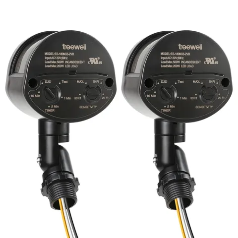 2 Pack Motion Sensor, 180-Degree Replacement Motion Detector, Adjus... Fast Ship