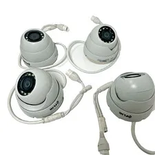 FLIR PE133E 3MP Fixed HD IP Weatherproof Dome Security Camera - Lot of (4)