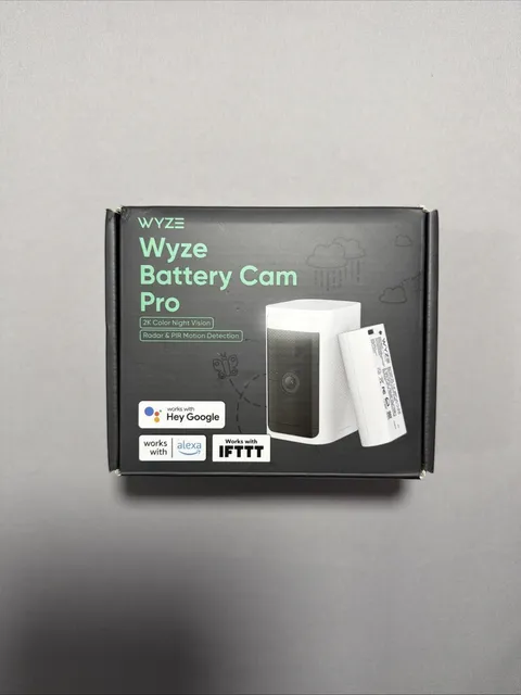 WYZE Battery Cam Pro 2K HDR Wireless Indoor/Outdoor Security Camera 
