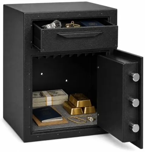 Steel Safe Box 2.6Cubic Feet Security Safe Digital Alarm System For Cash Jewelry