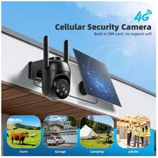 Color Night Vision 4G LTE Camera with 2-Way Audio