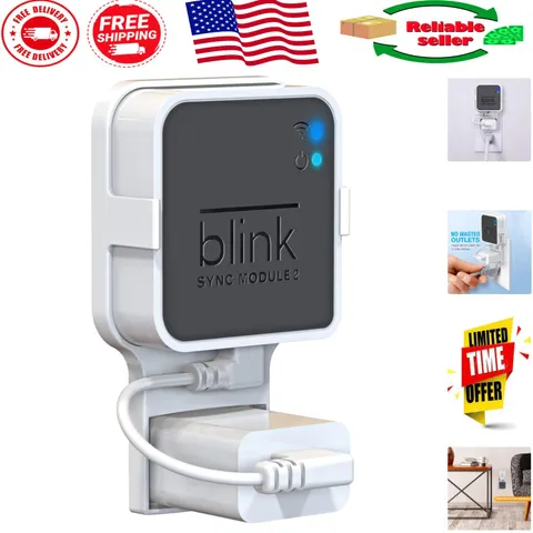 Outlet Mount for Blink Indoor & Outdoor Cameras - Tidy & Secure Setup