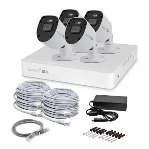 Swann SWNVK-8ADVX5MP4B AdvancedX™ 3K 5MP CCTV Camera Bullet NVR Security System
