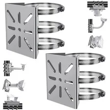 2pcs Universal Wall Mounting Bracket with 6 Loops