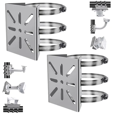 2pcs Universal Wall Mounting Bracket with 6 Loops