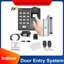Door Access Control System Biometric Fingerprint zkteco, Magnetic Lock, 2 Remote