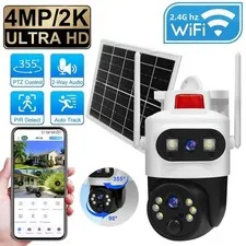 Solar Home Security WiFi Wireless Motion Detection Night Vision Surveillance LOT