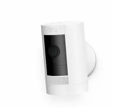 Ring Stick Up Cam Battery Outdoor Wireless Security Camera White Used Tested