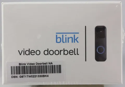 Blink Battery or Wired Video Doorbell Camera, New Factory Sealed Box