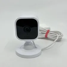 Blink Mini Indoor Smart Security Camera 1080p HD w/ Night Vision & Alexa – White