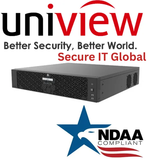 UNV 32-Ch 32MP 2U 8 HDDs Audio NDAA Uniview Security Surveillance Recorder NVR