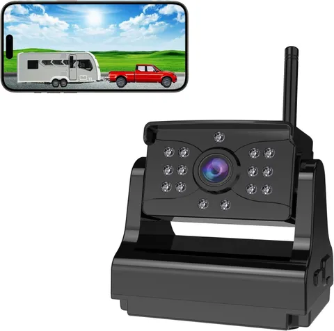 Wireless Backup Camera,Ultra Strong Wifi Signal Clear Picture Magnetic Rechargea
