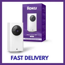 Roku Indoor Camera 360° for Home Security - Security Camera with 1080p HD Color