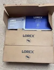 3x Lorex E893AB 4K UHD Smart Deterrence Outdoor Network Bullet Camera New