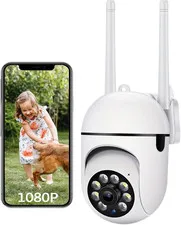 HD1080P Security Camera Dome Rotate 360 View Pan Tilt D-Zoom Motion/Cry Detect A