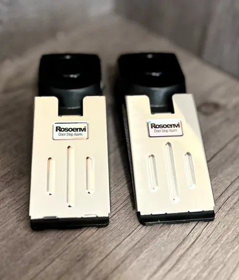 Rosoenvi Door Stop Alarm, Door Stopper with 120DB Security Alarm,