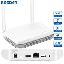 WiFi NVR 8CH 3MP/4CH 5MP H.265 Onvif Network Video Recorder for Wireless Securit