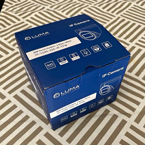 Luma LUM-220-IP-TFW 2MP Turret Outdoor Weatherproof Wired IP Camera White