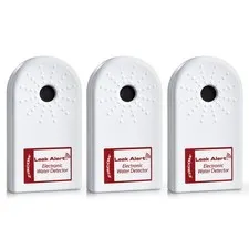 Zircon® Leak Alert™ Water Leak Detector, Loud 90 dB Water Alarm, 3 Pack