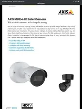 AXIS M2036-LE NETWORK IP BULLET CAMERA #02125-001