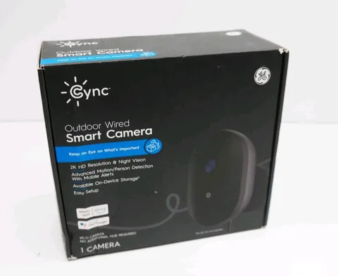GE Cync Outdoor Smart Camera CAMODWD3MW1-1P