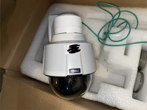 OxBlue Cobalt Solar Security Camera System Construction Site Time Lapse