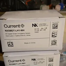 Current NXSMDT-LH1-WH NX Smart Occupancy Sensor Wall Switch PIR Wired White