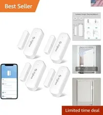 Tuya Zigbee Door and Window Sensor, Wireless Mini Contact Sensor, Requires Tu...