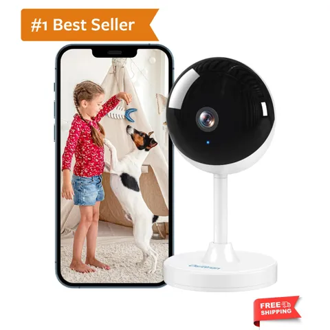 2K Indoor Camera for Home with Alexa Support, Night Vision & Live Streaming