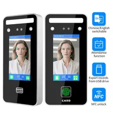 S1000 Wall Mount Dynamic facial Recognition Attendance Access Control Machine 10