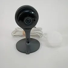 Google Nest Cam Indoor Security Camera A0005 1st Gen Tested Wired SmartCam Black