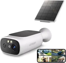 Camoon 2K Dual-Band Solar Security Camera - AI Motion & Color Night Vision