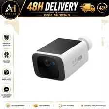 eufy Security SoloCam S220 Solar Outdoor Wi-Fi Security Camera 2K