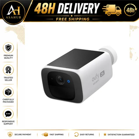 eufy Security SoloCam S220 Solar Outdoor Wi-Fi Security Camera 2K